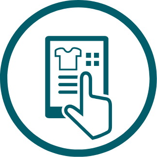 Icono de comunicación con el comprador